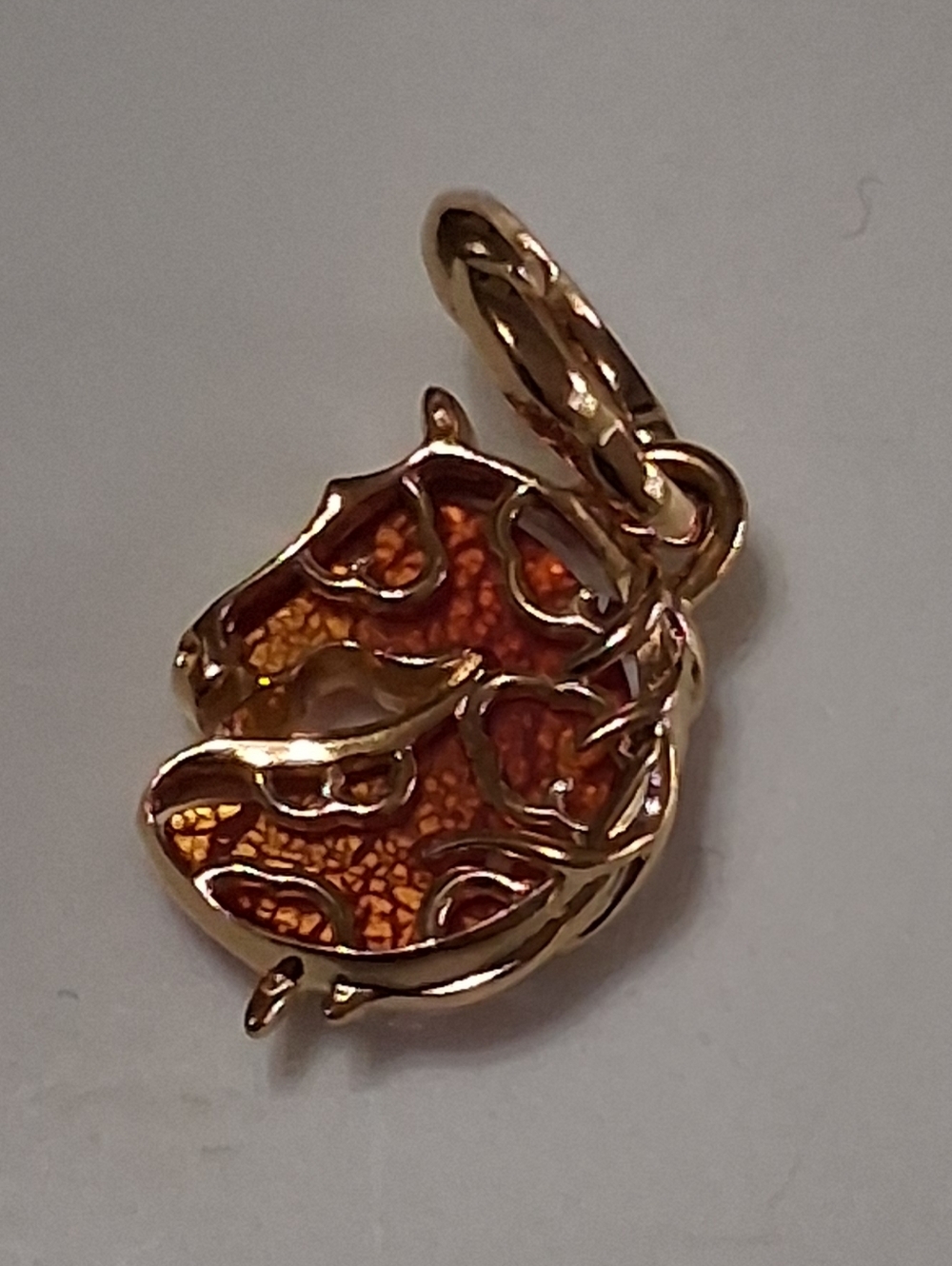Authentic Pandora Red Fire Horse Murano Glass Dangle Charm - Picture 3 of 5